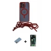 MARSİLYAN™- iPhone 12 Pro Max Kılıf Eksen Özel Seri - Siyah 360 Mat Full Body Arka Koruyucu + Shine Kamera Lens Koruma Cam - GI