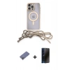 MARSİLYAN™- iPhone 12 Pro Max Kılıf Eksen Özel Seri - Siyah 3D Antistatik Hayalet Cam Ekran Koruyucu + Metal Kamera Lens Koruma Cam - GD