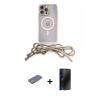 MARSİLYAN™- iPhone 12 Pro Max Kılıf Eksen Özel Seri - Siyah 3D Antistatik Hayalet Cam Ekran Koruyucu + Renkli Kamera Lens Koruma Cam - SI
