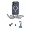 MARSİLYAN™- iPhone 12 Pro Max Kılıf Eksen Özel Seri - Siyah 5D Eko Cam Ekran Koruyucu + Metal Kamera Lens Koruma Cam - KI