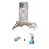 MARSİLYAN™- iPhone 12 Pro Max Kılıf Eksen Özel Seri - Siyah 5D Eko Cam Ekran Koruyucu + Shine Kamera Lens Koruma Cam - MI