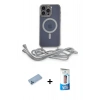 MARSİLYAN™- iPhone 12 Pro Max Kılıf Eksen Özel Seri - Siyah 5D Eko Cam Ekran Koruyucu + Shine Kamera Lens Koruma Cam - MI