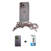 MARSİLYAN™- iPhone 12 Pro Max Kılıf Eksen Özel Seri - Siyah 5D Eko Cam Ekran Koruyucu + Neon Fosforlu Kamera Lens - YL