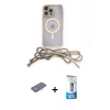 MARSİLYAN™- iPhone 12 Pro Max Kılıf Eksen Özel Seri - Siyah 5D Eko Cam Ekran Koruyucu + Renkli Kamera Lens Koruma Cam - PE