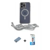 MARSİLYAN™- iPhone 12 Pro Max Kılıf Eksen Özel Seri - Siyah 5D Eko Cam Ekran Koruyucu + Shine Kamera Lens Koruma Cam - GS