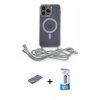 MARSİLYAN™- iPhone 12 Pro Max Kılıf Eksen Özel Seri - Siyah 5D Eko Cam Ekran Koruyucu + Yeşil Renkli Kamera Lens Koruma Cam