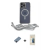 MARSİLYAN™- iPhone 12 Pro Max Kılıf Eksen Özel Seri - Siyah 6D Mat Seramik Hayalet Nano Ekran Koruyucu + Metal Kamera Lens Koruma Cam - SH