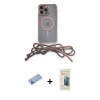MARSİLYAN™- iPhone 12 Pro Max Kılıf Eksen Özel Seri - Siyah 6D Mat Seramik Hayalet Nano Ekran Koruyucu + Mavi Shine Kamera Lens Koruma Cam