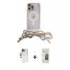 MARSİLYAN™- iPhone 12 Pro Max Kılıf Eksen Özel Seri - Siyah 6D Mat Seramik Hayalet Nano Ekran Koruyucu + Shine Kamera Lens - GD