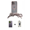 MARSİLYAN™- iPhone 12 Pro Max Kılıf Eksen Özel Seri - Siyah Bilvis Hayalet Cam Ekran Koruyucu + Neon Fosforlu Kamera Lens - YL