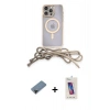 MARSİLYAN™- iPhone 12 Pro Max Kılıf Eksen Özel Seri - Siyah Joko 5D Cam + Shine Kamera Lens Koruma Cam - SH