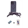 MARSİLYAN™- iPhone 12 Pro Max Kılıf Eksen Özel Seri - Siyah Joko 5D Cam + Shine Kamera Lens Koruma Cam - SH