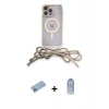 MARSİLYAN™- iPhone 12 Pro Max Kılıf Eksen Özel Seri - Siyah Joko Magic 5D Cam + Shine Kamera Lens Koruma Cam - MI