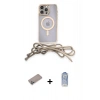 MARSİLYAN™- iPhone 12 Pro Max Kılıf Eksen Özel Seri - Siyah Joko Magic 5D Cam + Shine Kamera Lens Koruma Cam - SABE