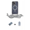 MARSİLYAN™- iPhone 12 Pro Max Kılıf Eksen Özel Seri - Siyah Joko Magic 5D Cam + Shine Kamera Lens Koruma Cam - SH
