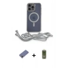 MARSİLYAN™- iPhone 12 Pro Max Kılıf Eksen Özel Seri - Siyah Joko Magic 5D Hayalet Cam + Metal Kamera Lens Koruma Cam - GD