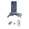 MARSİLYAN™- iPhone 12 Pro Max Kılıf Eksen Özel Seri - Siyah Mat Seramik Nano Ekran Koruyucu + Metal Kamera Lens Koruma Cam - GS