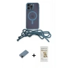 MARSİLYAN™- iPhone 12 Pro Max Kılıf Eksen Özel Seri - Siyah Mat Seramik Nano Ekran Koruyucu + Shine Kamera Lens Koruma Cam - SH