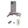 MARSİLYAN™- iPhone 12 Pro Max Kılıf Eksen Özel Seri - Siyah Mat Seramik Nano Ekran Koruyucu + Shine Kamera Lens Koruma Cam - GD
