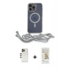 MARSİLYAN™- iPhone 12 Pro Max Kılıf Eksen Özel Seri - Siyah Mat Seramik Nano Ekran Koruyucu + Shine Kamera Lens - GD