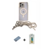 MARSİLYAN™- iPhone 12 Pro Max Kılıf Eksen Özel Seri - Siyah Polymer Nano Ekran Koruyucu + Shine Kamera Lens Koruma Cam - GS
