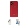 MARSİLYAN™- iPhone 12 Pro Max Kılıf Kozmos Minimal Prime - Şeffaf Royal Nano Ekran Koruyucu + Shine Kamera Lens - GD