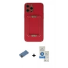 MARSİLYAN™- iPhone 12 Pro Max Kılıf Kozmos Minimal Prime - Şeffaf Royal Nano Ekran Koruyucu + Shine Kamera Lens Koruma Cam - GD