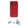 MARSİLYAN™- iPhone 12 Pro Max Kılıf Kozmos Minimal Prime - Şeffaf Royal Nano Ekran Koruyucu + Shine Kamera Lens Koruma Cam - MI
