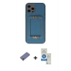 MARSİLYAN™- iPhone 12 Pro Max Kılıf Kozmos Minimal Prime - Şeffaf Royal Nano Ekran Koruyucu + Metal Kamera Lens Koruma Cam - GD