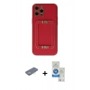MARSİLYAN™- iPhone 12 Pro Max Kılıf Kozmos Minimal Prime - Şeffaf Royal Nano Ekran Koruyucu + Renkli Kamera Lens Koruma Cam - SI