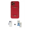 MARSİLYAN™- iPhone 12 Pro Max Kılıf Kozmos Minimal Prime - Şeffaf Royal Nano Ekran Koruyucu + Shine Kamera Lens - LT