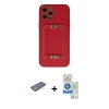MARSİLYAN™- iPhone 12 Pro Max Kılıf Kozmos Minimal Prime - Şeffaf Royal Nano Ekran Koruyucu + Renkli Kamera Lens Koruma Cam - YL