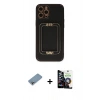 MARSİLYAN™- iPhone 12 Pro Max Kılıf Kozmos Minimal Prime - Şeffaf Temperli Cam Ekran Koruyucu + Shine Kamera Lens Koruma Cam - GI