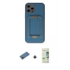 MARSİLYAN™- iPhone 12 Pro Max Kılıf Kozmos Minimal Prime - Siyah 20D Premium Cam Ekran Koruyucu + Gold Shine Kamera Lens Koruma Cam