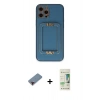MARSİLYAN™- iPhone 12 Pro Max Kılıf Kozmos Minimal Prime - Siyah 20D Premium Cam Ekran Koruyucu + Metal Kamera Lens Koruma Cam - KI