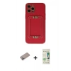 MARSİLYAN™- iPhone 12 Pro Max Kılıf Kozmos Minimal Prime - Siyah 20D Premium Cam Ekran Koruyucu + Shine Kamera Lens Koruma Cam - SABE
