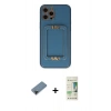 MARSİLYAN™- iPhone 12 Pro Max Kılıf Kozmos Minimal Prime - Siyah 20D Premium Cam Ekran Koruyucu + Shine Kamera Lens Koruma Cam - SH