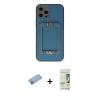 MARSİLYAN™- iPhone 12 Pro Max Kılıf Kozmos Minimal Prime - Siyah 20D Premium Cam Ekran Koruyucu + Shine Kamera Lens Koruma Cam - MI