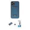 MARSİLYAN™- iPhone 12 Pro Max Kılıf Kozmos Minimal Prime - Siyah 5D Eko Cam Ekran Koruyucu + Shine Kamera Lens Koruma Cam - GD
