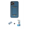 MARSİLYAN™- iPhone 12 Pro Max Kılıf Kozmos Minimal Prime - Siyah 5D Eko Cam Ekran Koruyucu + Shine Kamera Lens Koruma Cam - MI