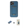 MARSİLYAN™- iPhone 12 Pro Max Kılıf Kozmos Minimal Prime - Siyah 6D Mat Seramik Hayalet Nano Ekran Koruyucu + Shine Kamera Lens Koruma Cam - GD
