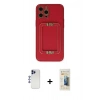 MARSİLYAN™- iPhone 12 Pro Max Kılıf Kozmos Minimal Prime - Siyah 6D Mat Seramik Hayalet Nano Ekran Koruyucu + Shine Kamera Lens - LT