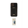 MARSİLYAN™- iPhone 12 Pro Max Kılıf Kozmos Minimal Prime - Siyah 6D Mat Seramik Hayalet Nano Ekran Koruyucu