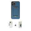MARSİLYAN™- iPhone 12 Pro Max Kılıf Kozmos Minimal Prime - Siyah 6D Mat Seramik Hayalet Nano Ekran Koruyucu + Shine Kamera Lens - GD