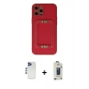 MARSİLYAN™- iPhone 12 Pro Max Kılıf Kozmos Minimal Prime - Siyah Bilvis Hayalet Cam Ekran Koruyucu + Lacivert Shine Kamera Lens