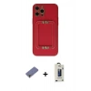 MARSİLYAN™- iPhone 12 Pro Max Kılıf Kozmos Minimal Prime - Siyah Bilvis Hayalet Cam Ekran Koruyucu + Metal Kamera Lens Koruma Cam - GD