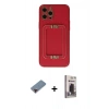 MARSİLYAN™- iPhone 12 Pro Max Kılıf Kozmos Minimal Prime - Siyah Bilvis Hayalet Cam Ekran Koruyucu + Metal Kamera Lens Koruma Cam - KI