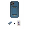 MARSİLYAN™- iPhone 12 Pro Max Kılıf Kozmos Minimal Prime - Siyah Joko 5D Cam + Shine Kamera Lens Koruma Cam - GD