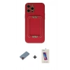 MARSİLYAN™- iPhone 12 Pro Max Kılıf Kozmos Minimal Prime - Siyah Joko 5D Cam + Metal Kamera Lens Koruma Cam - KI