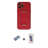 MARSİLYAN™- iPhone 12 Pro Max Kılıf Kozmos Minimal Prime - Siyah Joko 5D Cam + Shine Kamera Lens Koruma Cam - PE